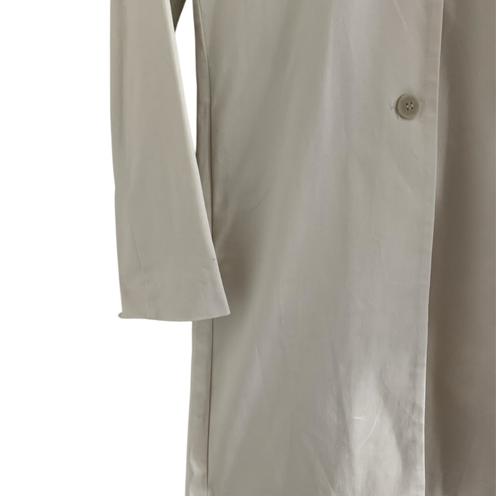 Khaki Stretch Trench Coat - Picture 5 of 8